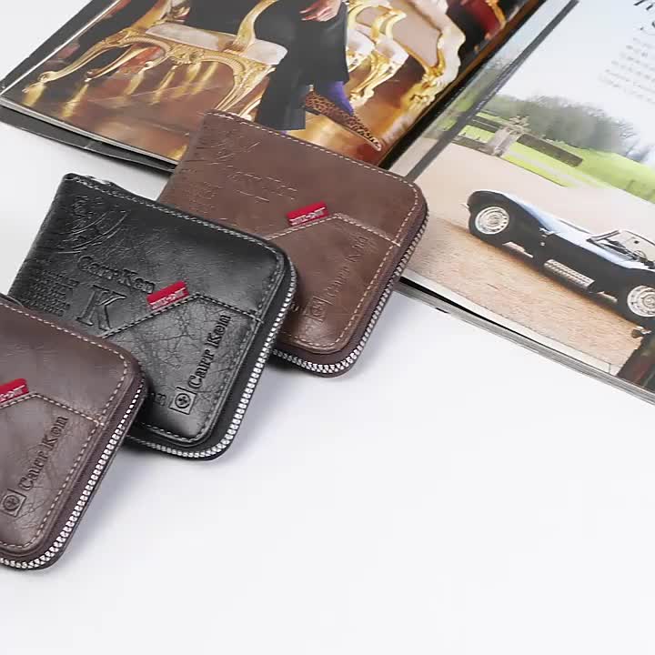 Men's Short Korean Version Retro Horizontal Small Wallet Driver's