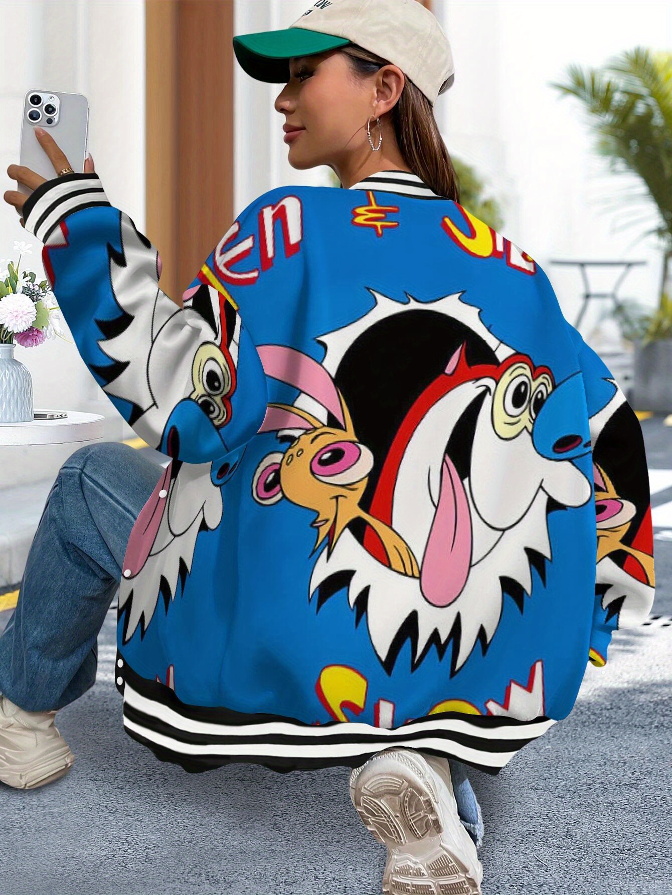 cartoon jacket sold on Temu United States