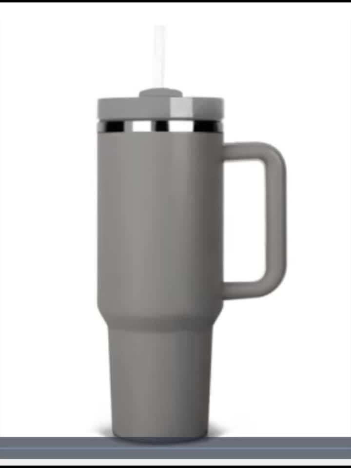 Stainless Steel Straw Cup Thermocooler Vacuum Handle - Temu