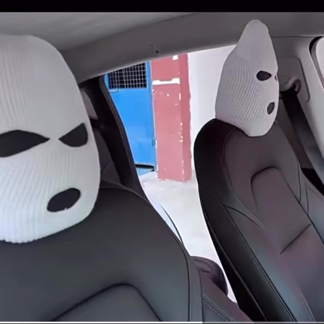 ZAZUZU Auto-Kopfstützenkissen, für Tesla Model 3 Model S Auto