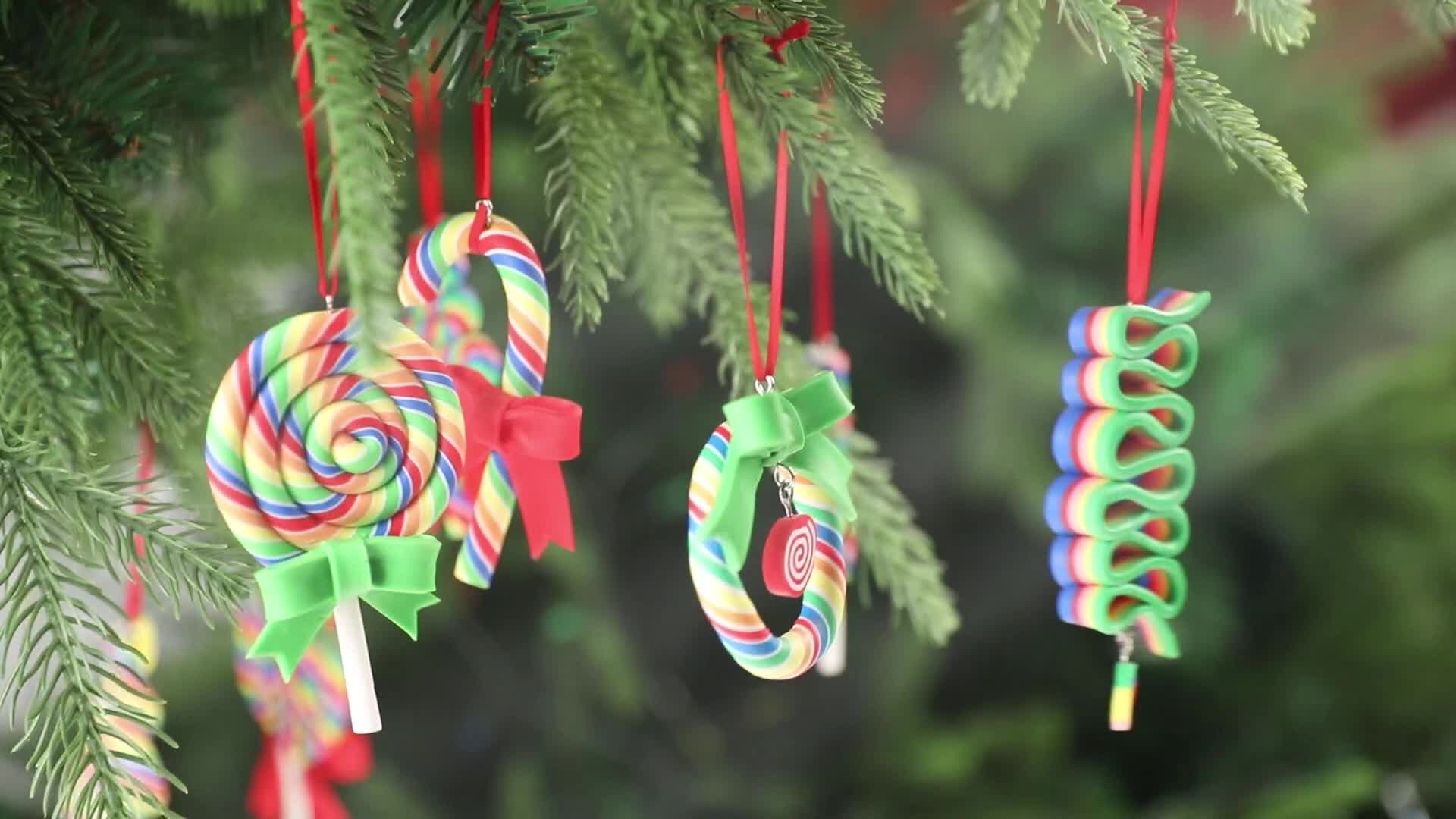 Christmas Tree Hanging Ornament Christmas Soft Clay Candy - Temu