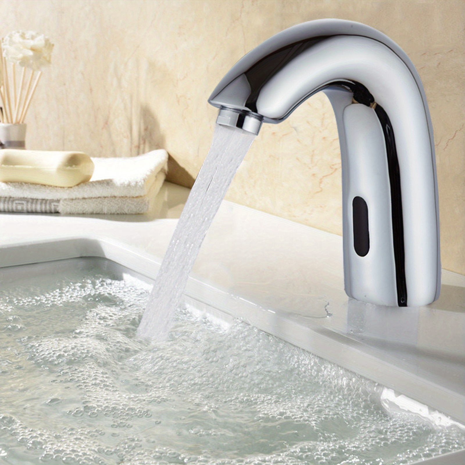 Image of Touchless Faucet With , Automatic Operation, , Ideal For Public Spaces Like Schools And Hotels