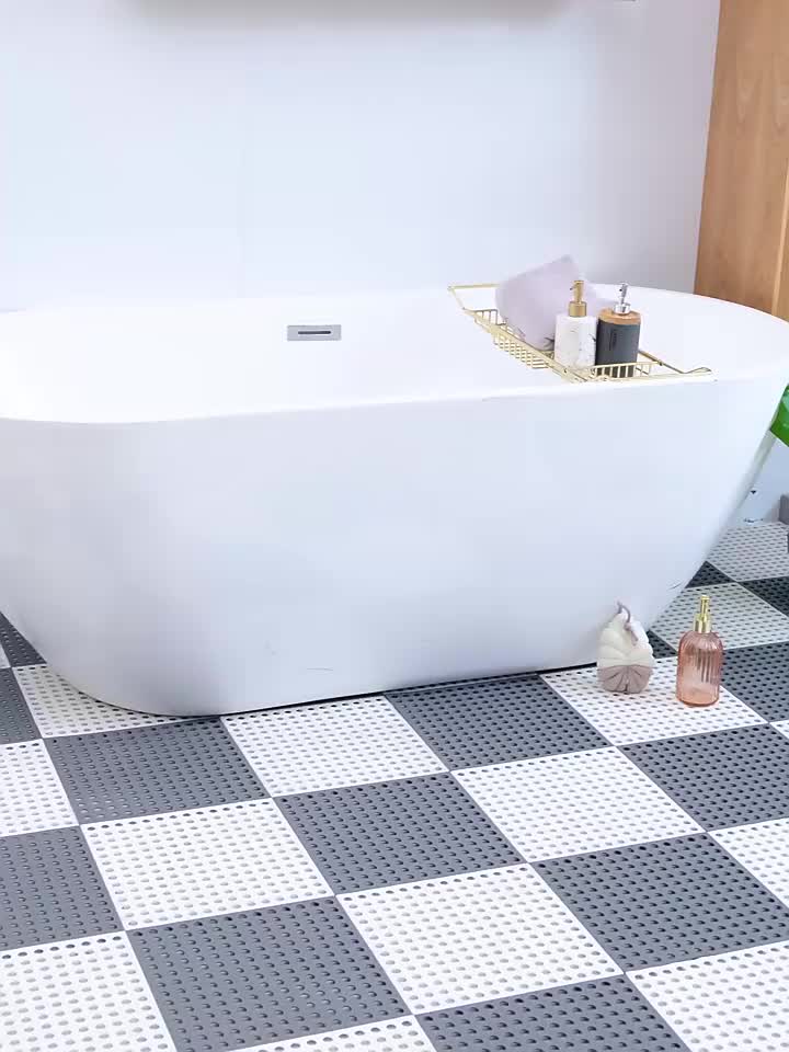 Household Bathroom Splicing Massage Non-slip Mat, Bath Mat With Draining  Holes, Foot Mat, Children's Bathroom Anti-skid Mat, Bathroom Accessories -  Temu United Arab Emirates