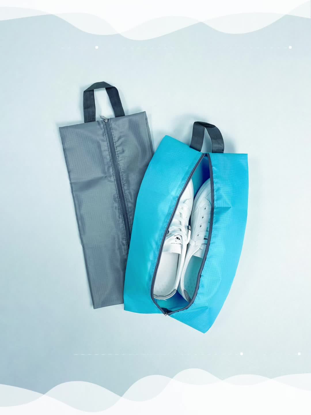 High Quality Portable Waterproof Shoe Storage Bag Travel Visual
