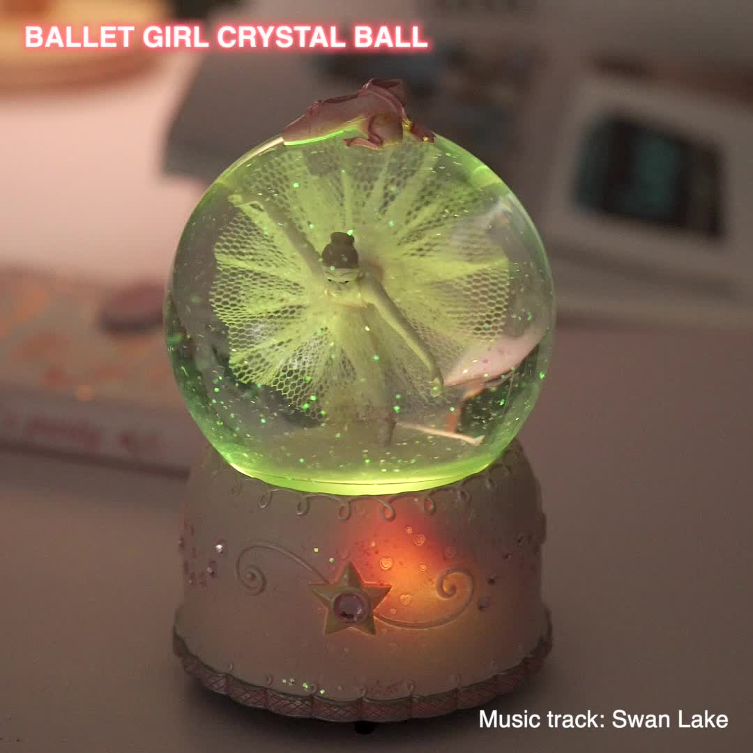 Color Changing Led Ballet Dancer Music Box - Perfect Gift For