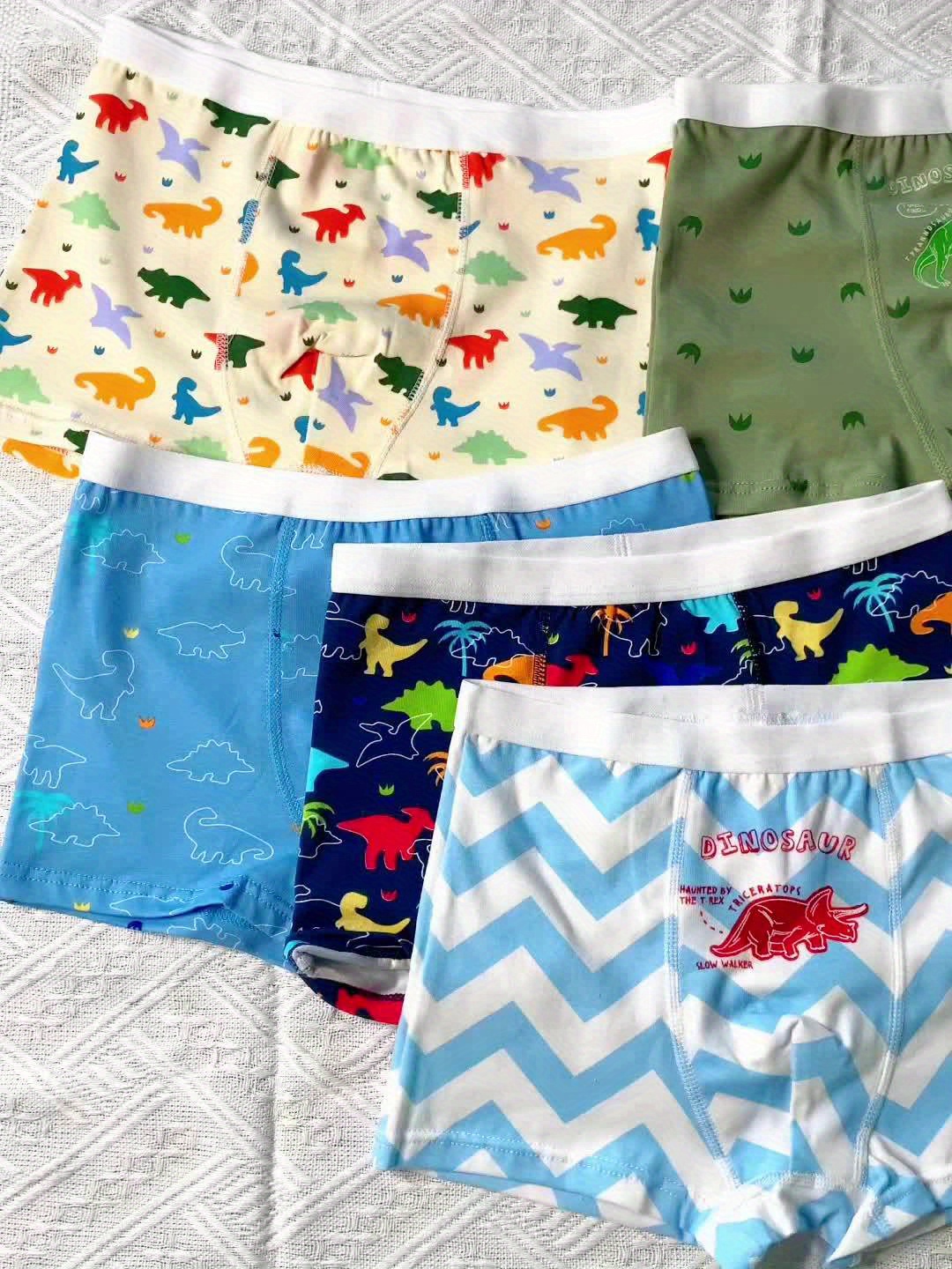 Toddler Boys Underwear Cotton Cute Random Pattern Breathable - Temu