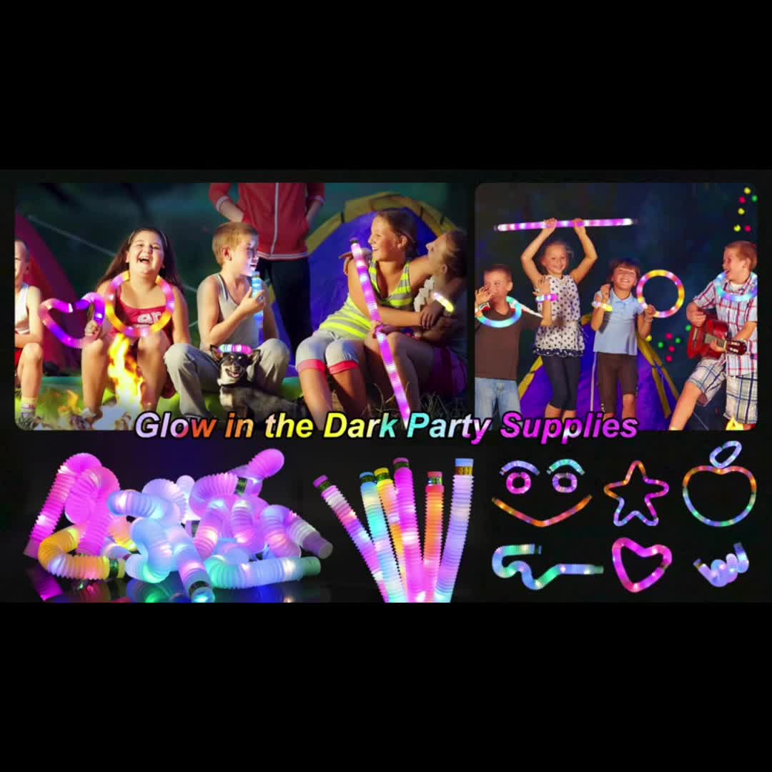 24 PCS Light Up Party Favors Pop Tubes for Kids Glow Sticks Bulk Glow in  The Dark Christmas Party Supplies Goodie Bag Stuffers for Kids 4-8-12  Birthday Party Carnival Return Gifts - Yahoo Shopping