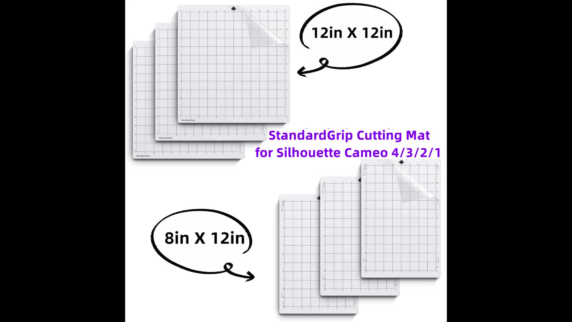 Standard Grip Cutting Mat For Silhouette Cameo 4/3/2/ - Temu