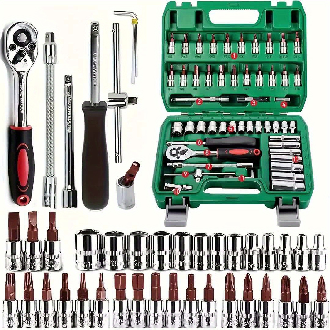 KS Tools 1/4+1/2 Tool Set 135 Pieces Multicolor