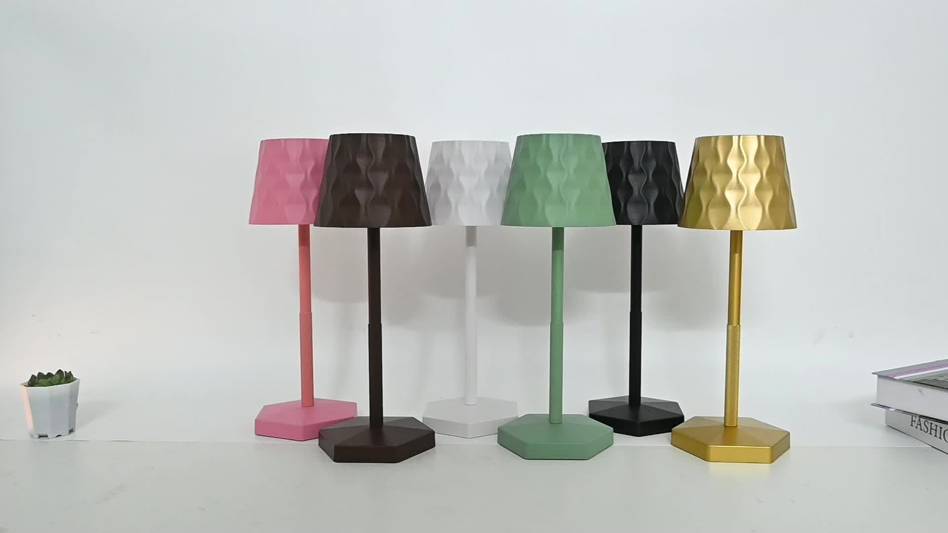 Luxury Cordless LED Table Lamps with Touch Control