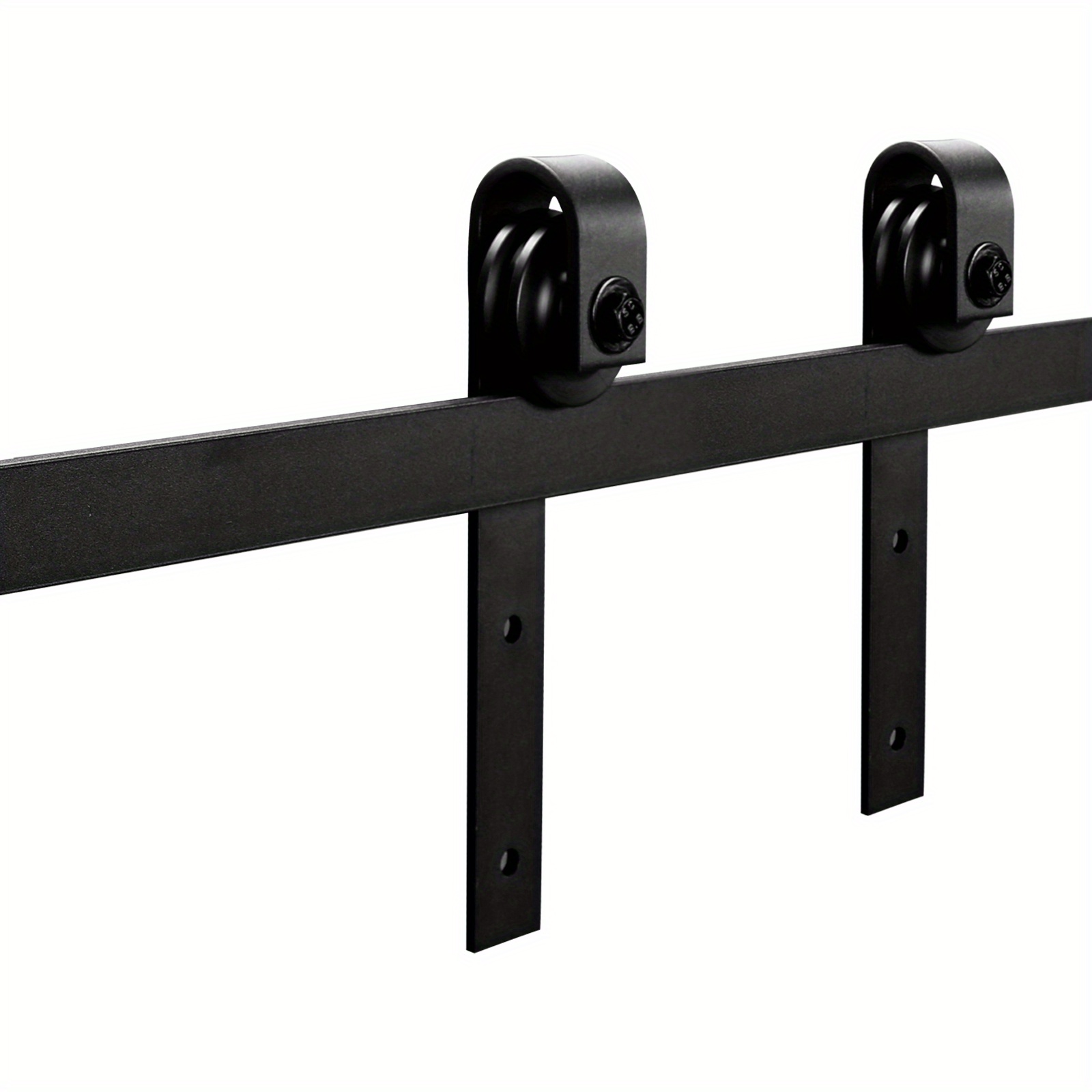 E-shop Sonnewelt Komplettset für Schiebetüren, Schiebetürbefestigung 244cm(8ft) für Schiebetüren, Schiebetürschienen, Schiebetürsystem bis 200kg,