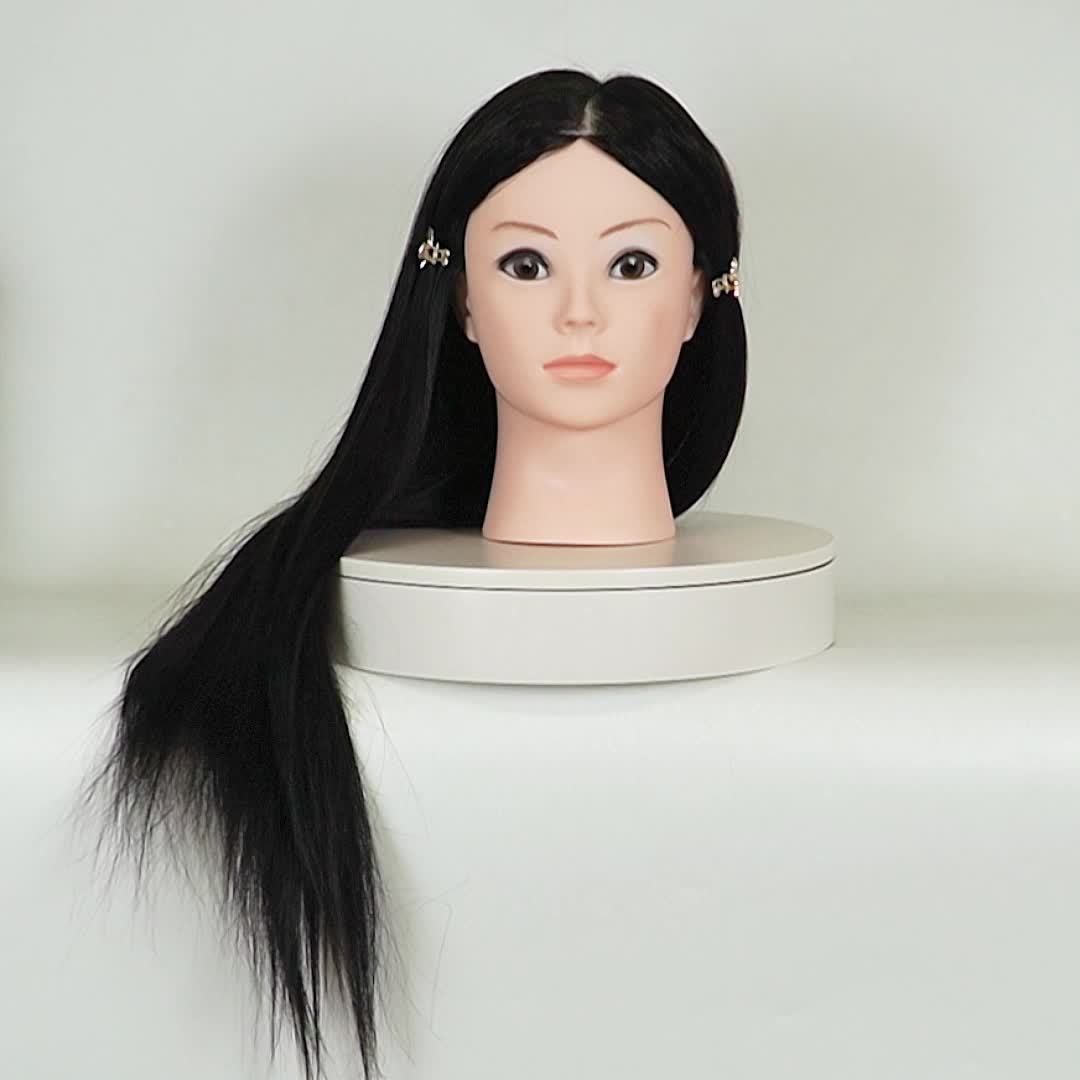 Salon Practice Head Model for Hair Styling