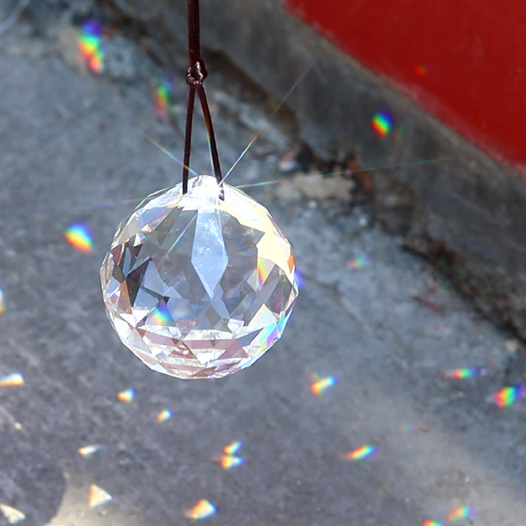 20-30-40-50mm 30% Lead Crystal Ball Prism - 0.79 Clear Suncatcher feng  shui