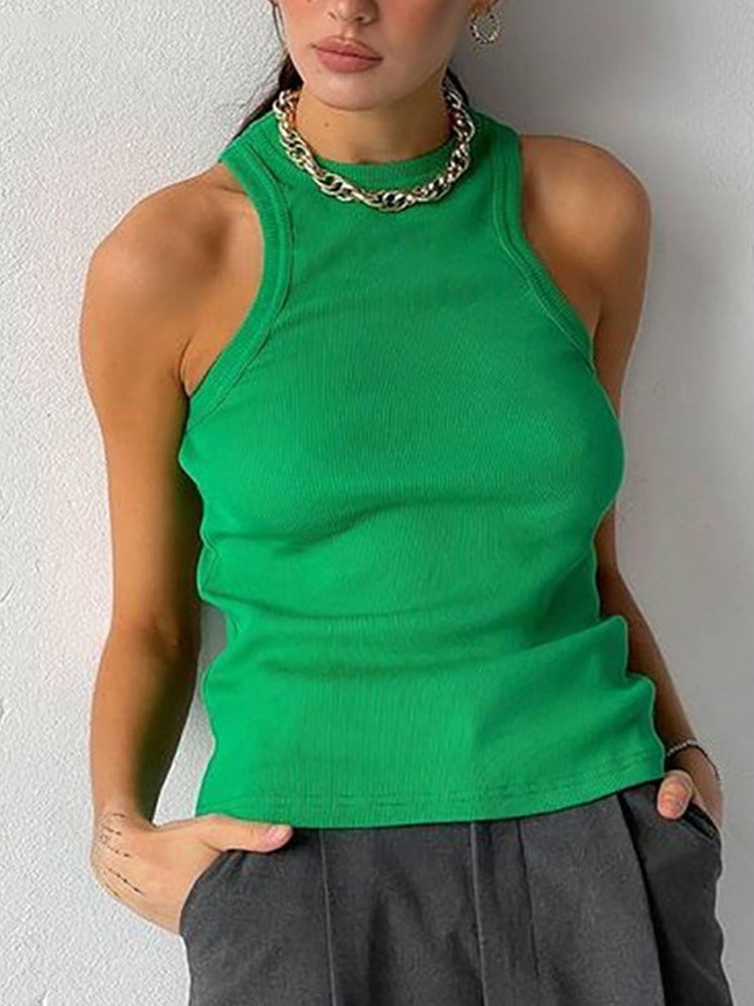 Women's Tank Top Short Casual
