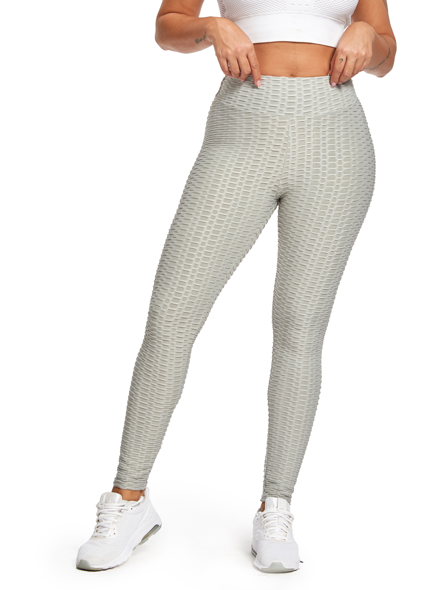 Up! Pants White 31 Illusion High-Waist Tummy Control 64690