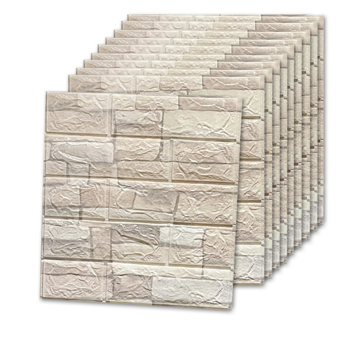 Transform Your Home With Stylish 3d Foam Brick Wallpaper - Temu