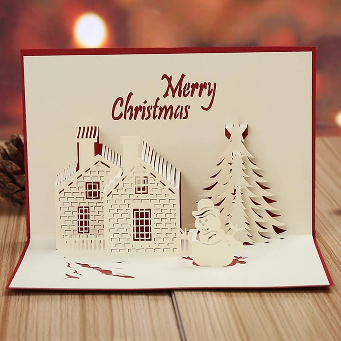 handmade 3d christmas cards