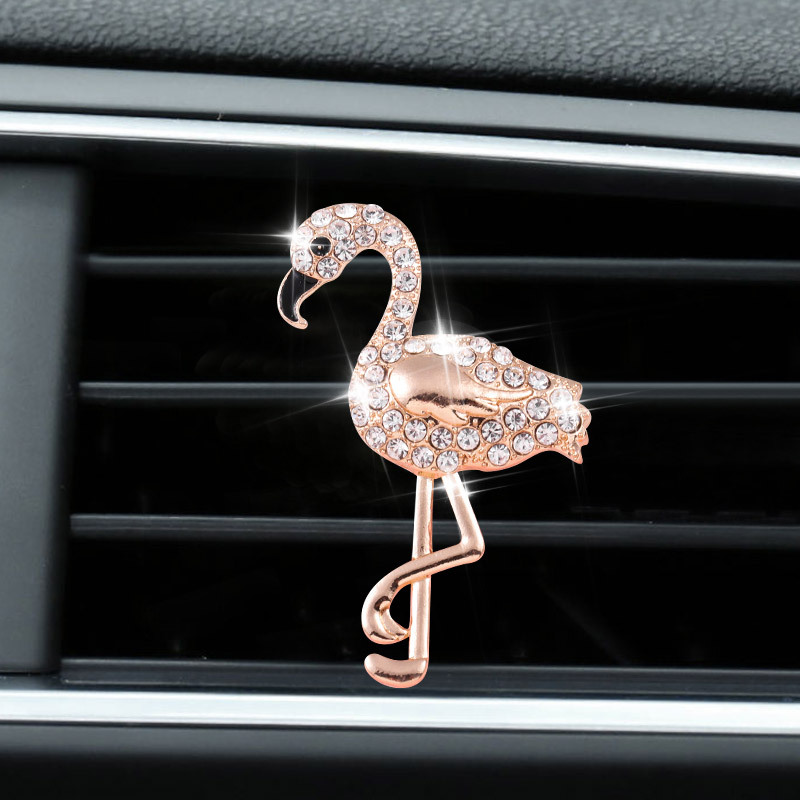 Flamingo Car Air Outlet Aromatherapy Clip