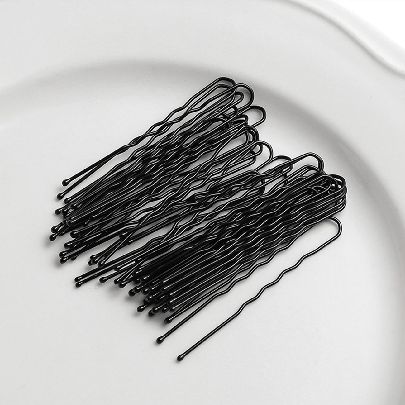 50pcs Black Metal U Shape Bobby Pins Curved Bun Hair Clip Special Hair Pin  For Girls Women And Hairdressing Salon | Free Shipping For New Users | Temu