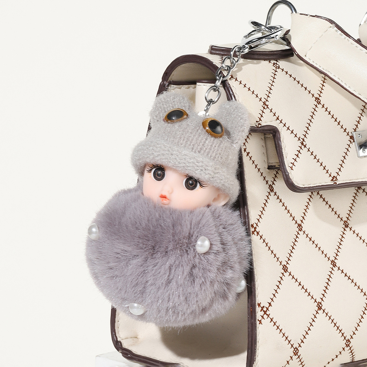 Cute Cartoon Doll Keychain - Adorable Bag Charm And Car Key Ring Accessory  - Temu Austria