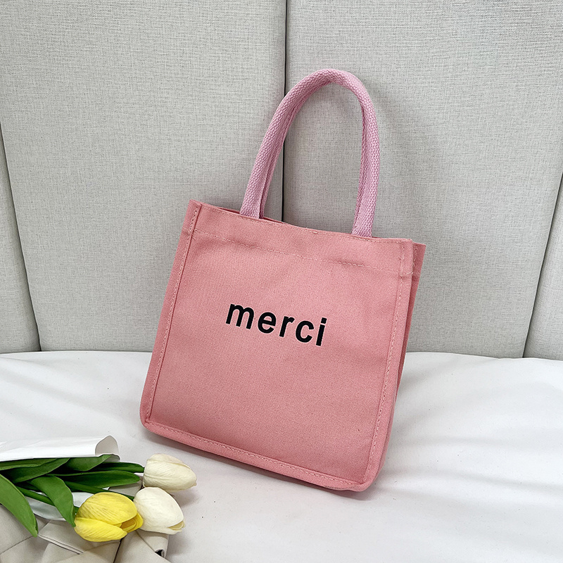 Womens Minimalist Tote Bag Letter Print Canvas Bag, Free Shipping, Free  Returns