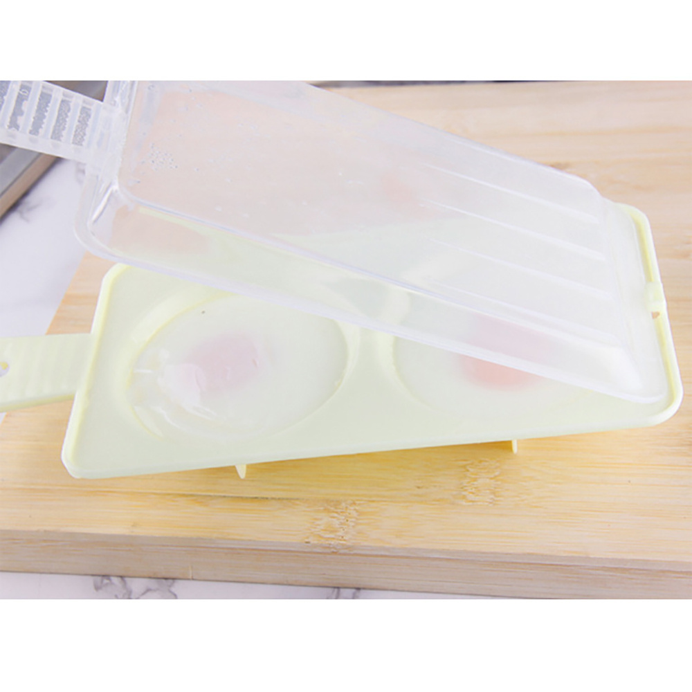 Microwave Oven Creative Egg Steaming Tool, Simple Boiled Egg Steamed Egg  Box Can Steam Two Eggs At The Same Time, Boiled Egg Mold - Temu