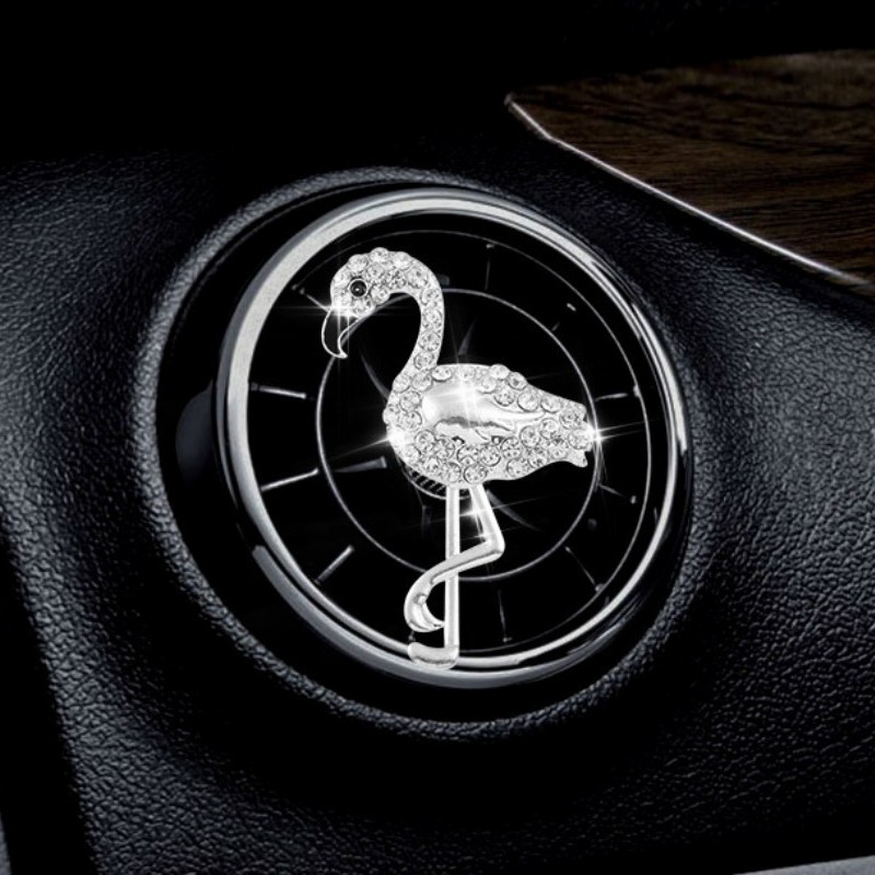 Flamingo Car Air Outlet Aromatherapy Clip