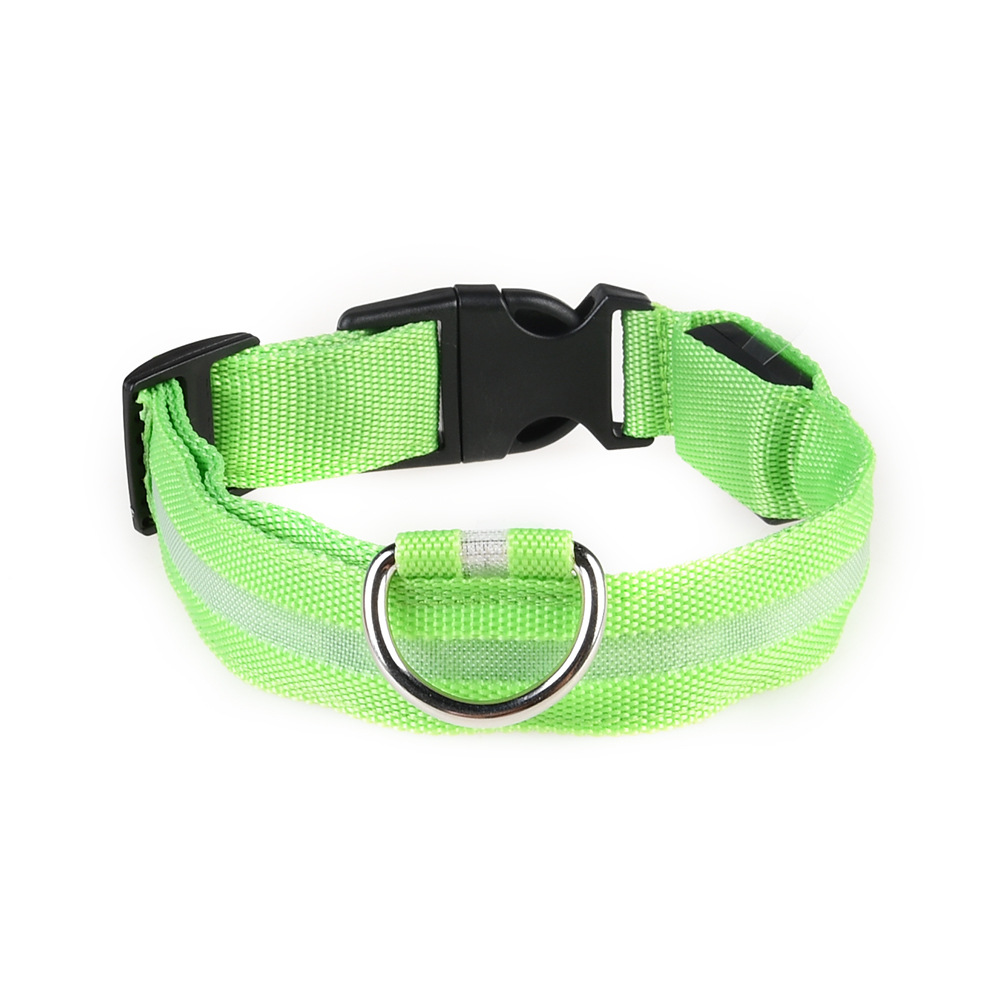 KERBL Collier lumineux pour chien à poils longs vert 65cm