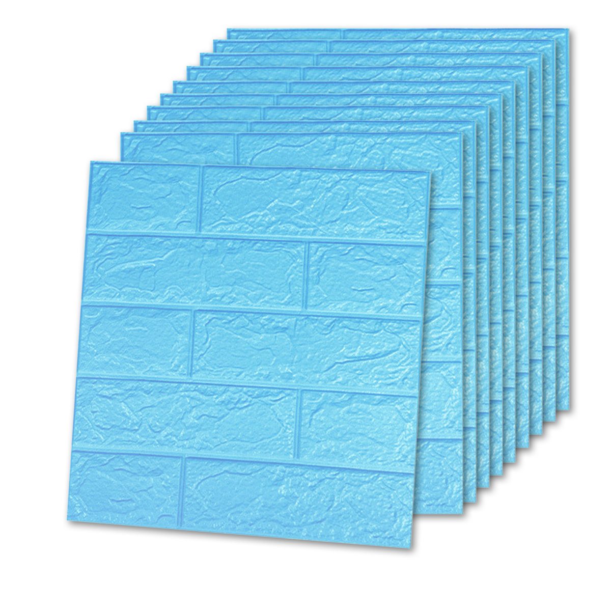 10pc 3D Foam Brick Stone Wall Panels Marbing Wallpaper Self Adhesive  Waterproof | eBay