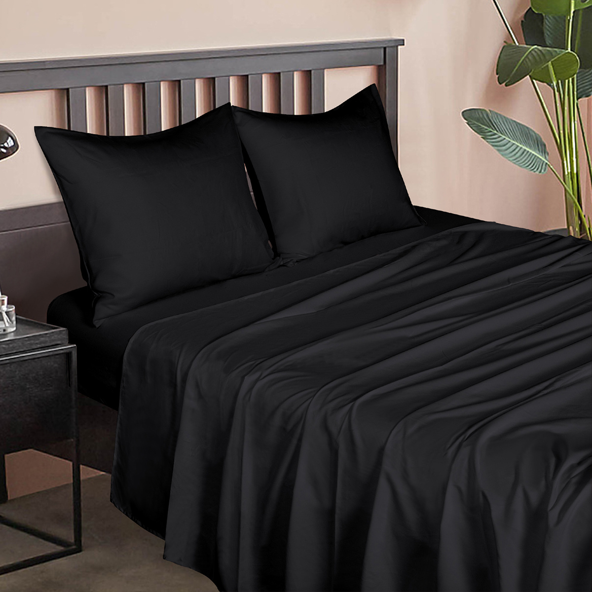 Black Linen Bed Free Shipping for New Users Temu