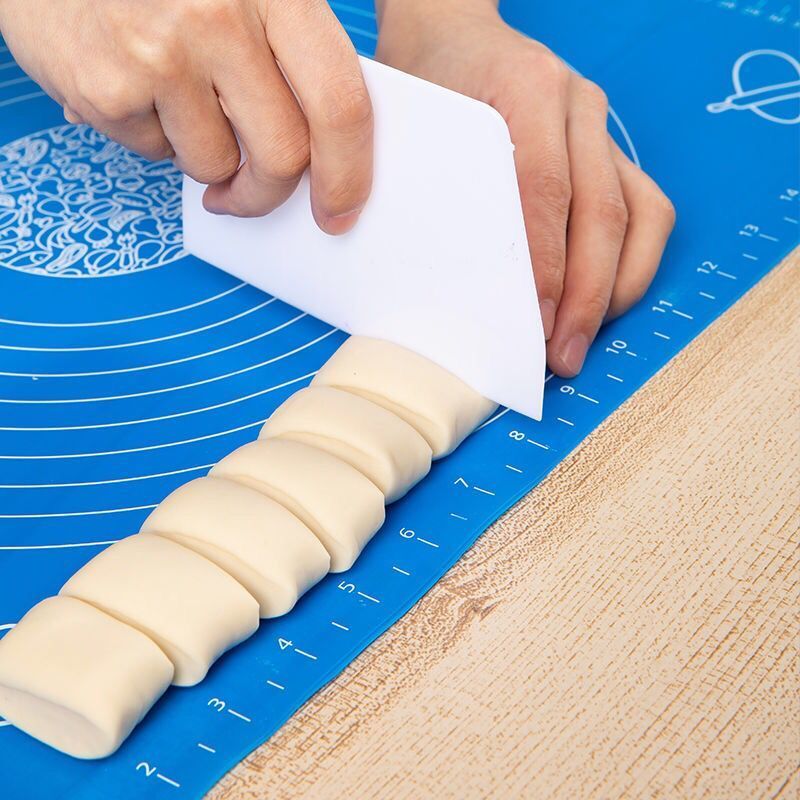 Umi Tapis à pâtisserie en silicone antiadhésif, guide de mesure précis,  tapis à rouler la pâte, tapis de cuisson en silicone épais, tapis de four