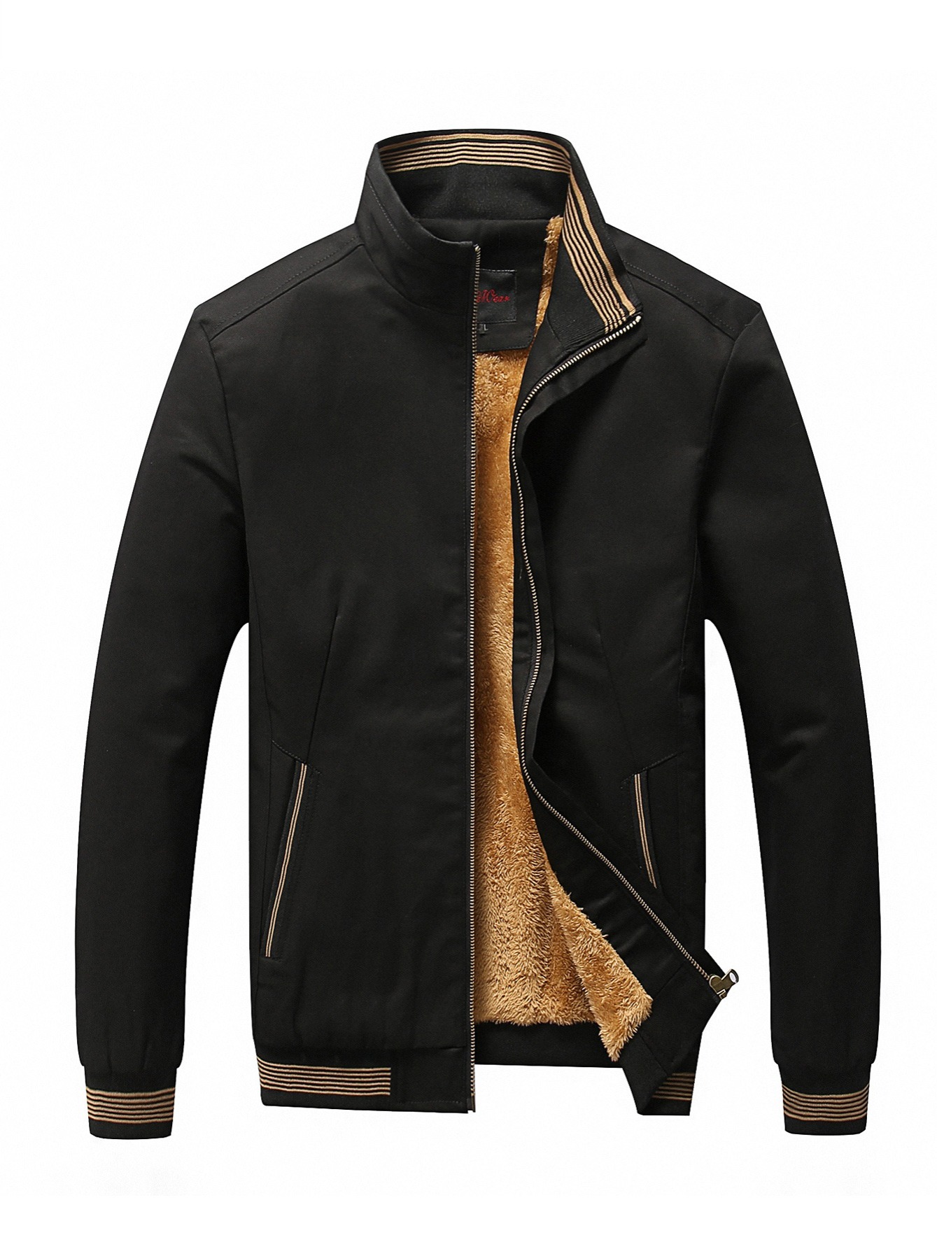 New Men's Cotton Full Zip Fall/winter Fashionable Fleece Jacket