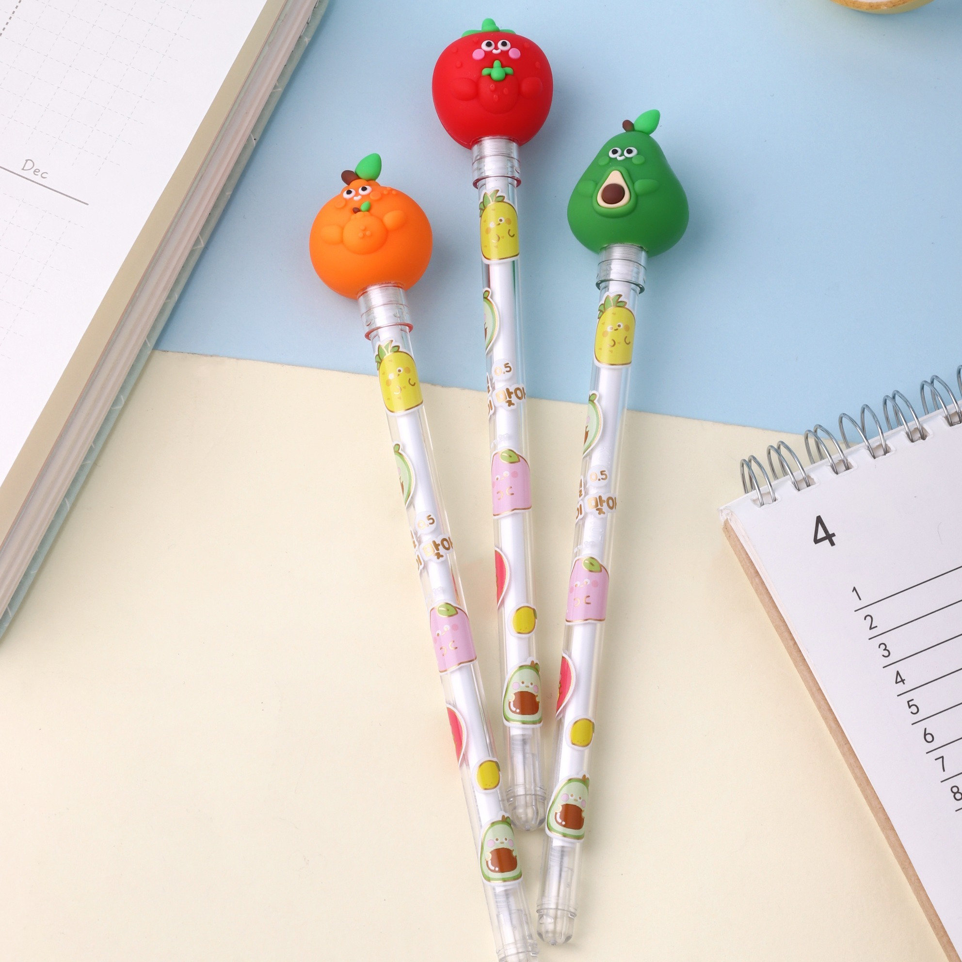 Cute Cartoon Candy Fruit shaped Press type Fine Gel Pens - Temu