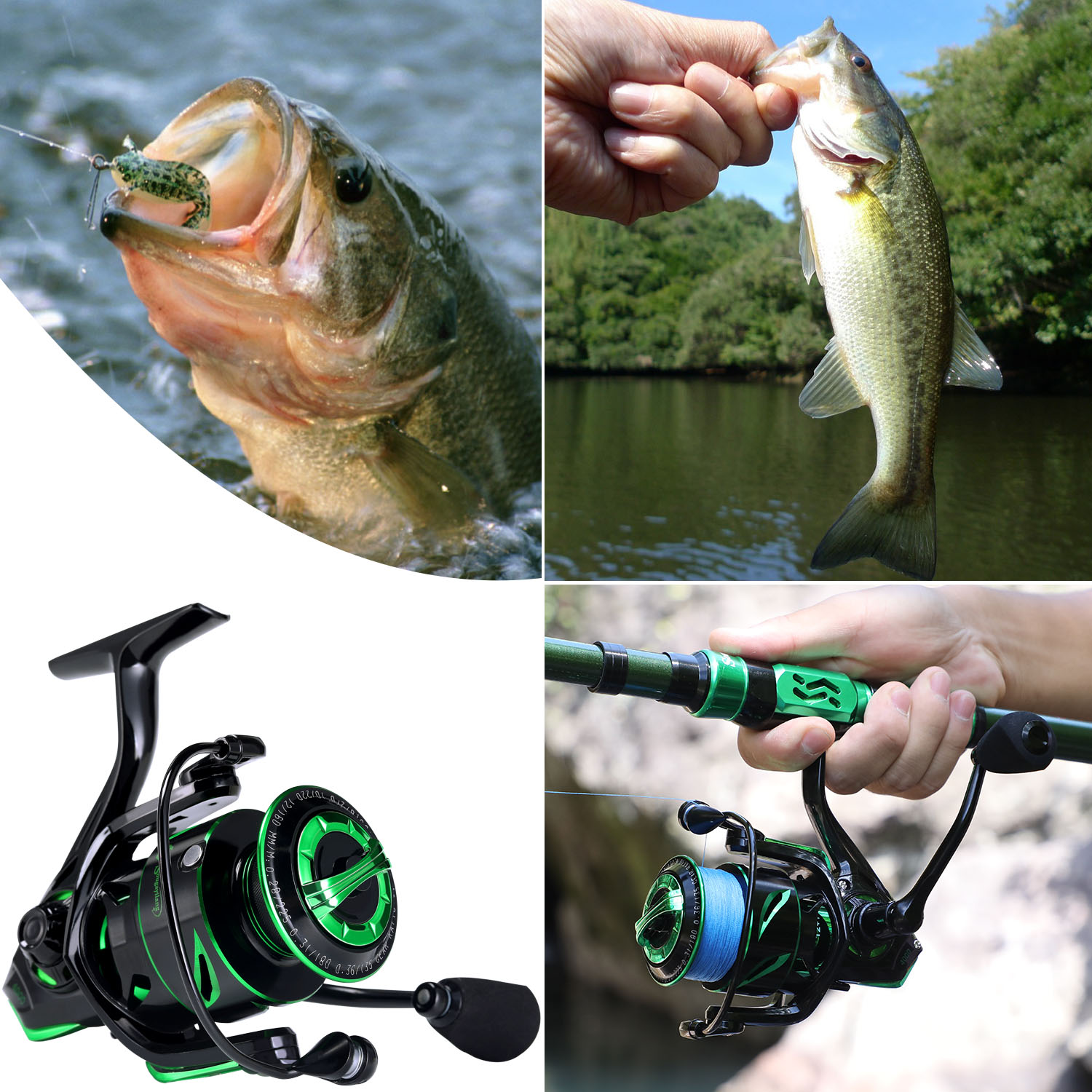 Sougayilang Spinning Fishing Reel: 6.2:1 High speed Light - Temu