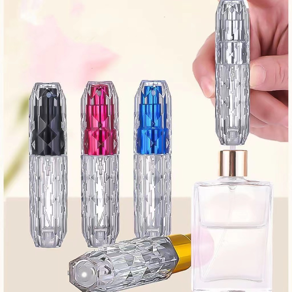 Travel Perfume Glass Spray Bottle Refillable Perfume Atomiser Portable ...