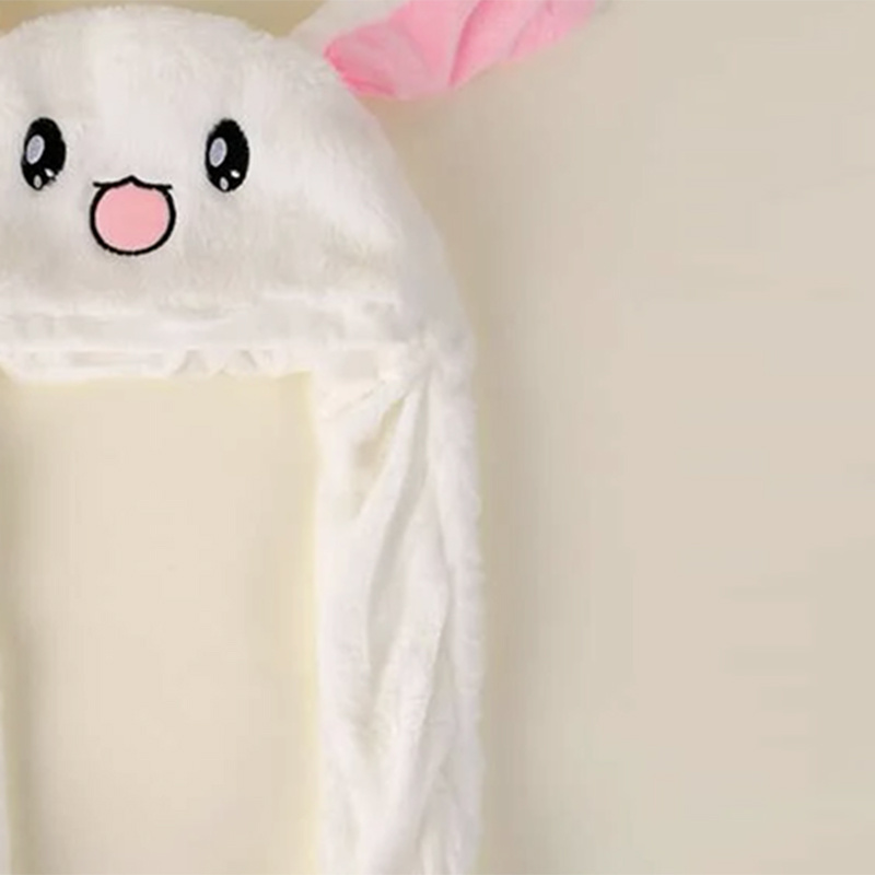 Ear Moving Bunny Hat Pikachu Hat Long Ears Knitted Valentines