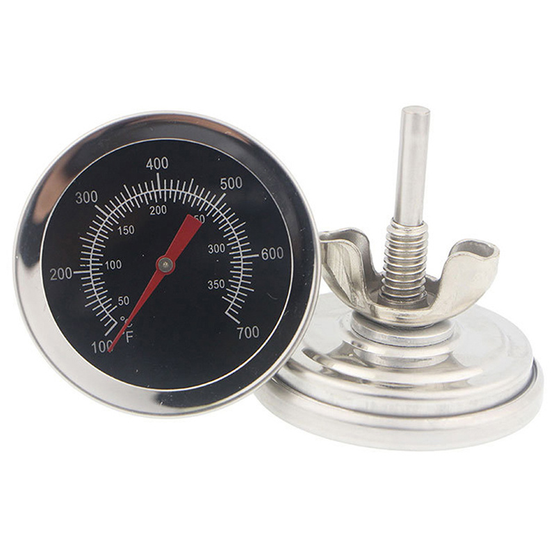 Stainless Steel Bbq Smoker Grill Thermometer Temperature Gauge 50-800  Degrees Fahrenheit 10-400 Degrees Celsius - Temu