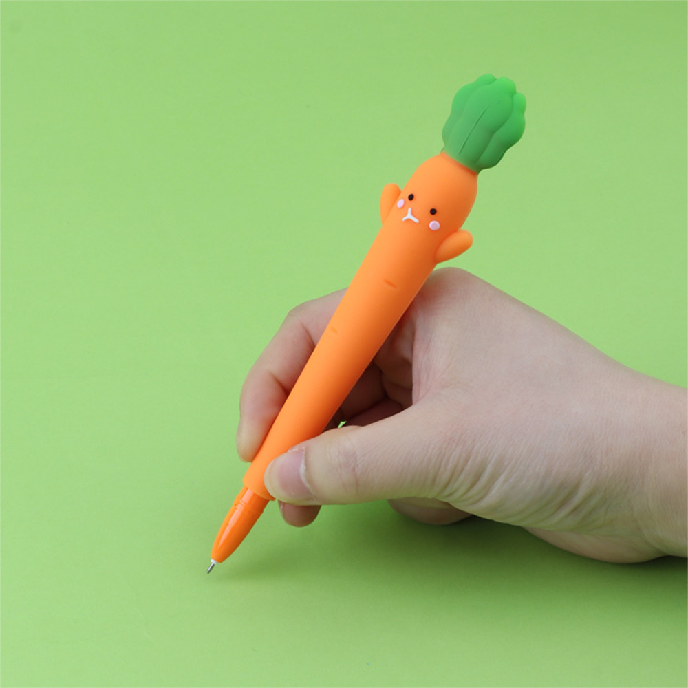 1pc Cute Carrot Shaped Pencil Case