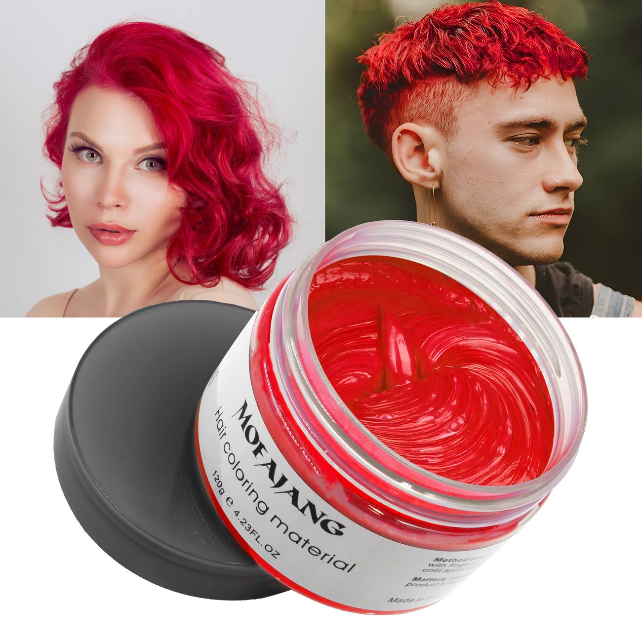 Hair Wax Temporary Hair Color Dye Wax Natural Instant Hairstyle Cream Long  Lasting Hairstyle Cream For Women And Men Party Cosplay Halloween | Shop On  Temu And Start Saving | Temu Canada