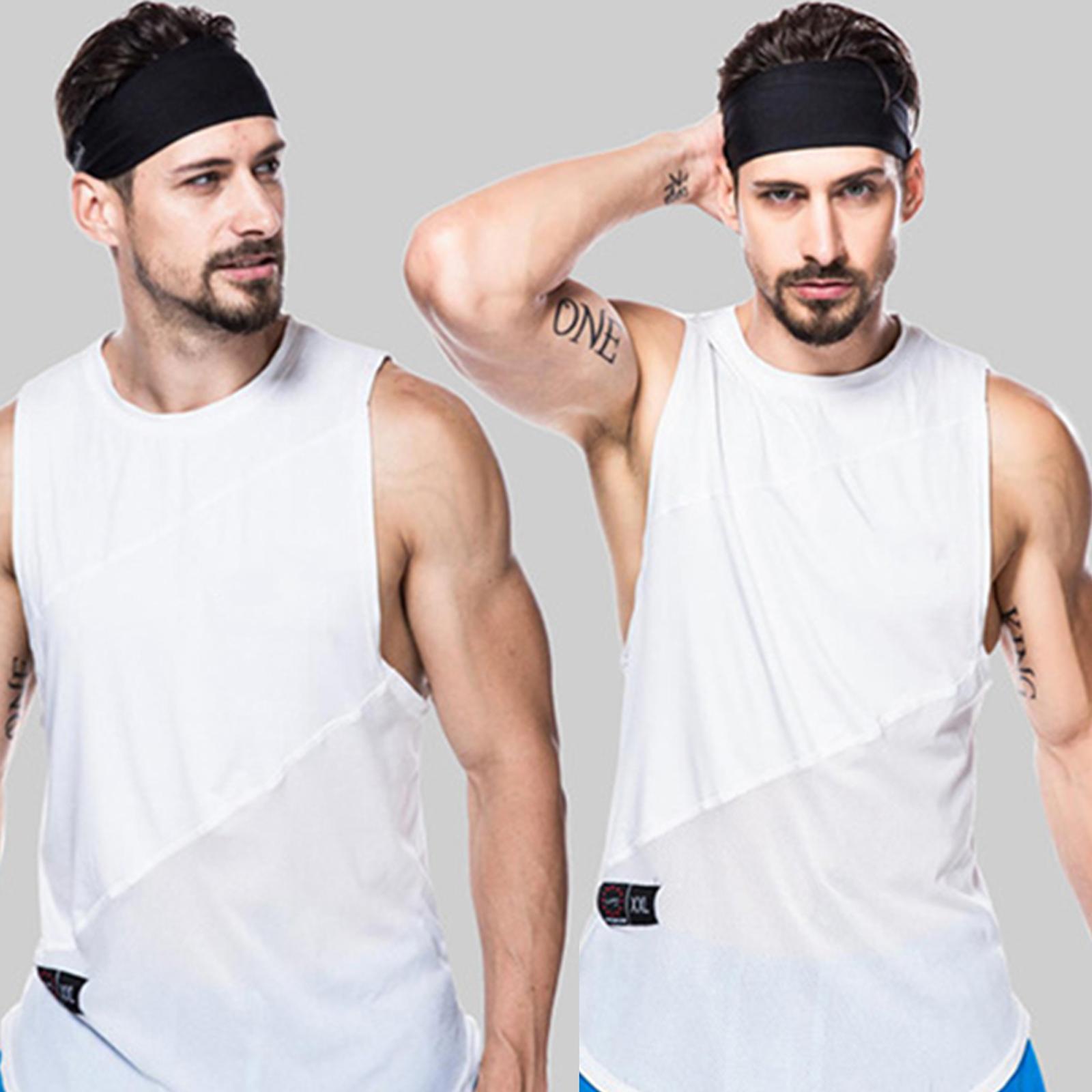 Breathable Elastic Headband Sweat Absorption for Women & Men