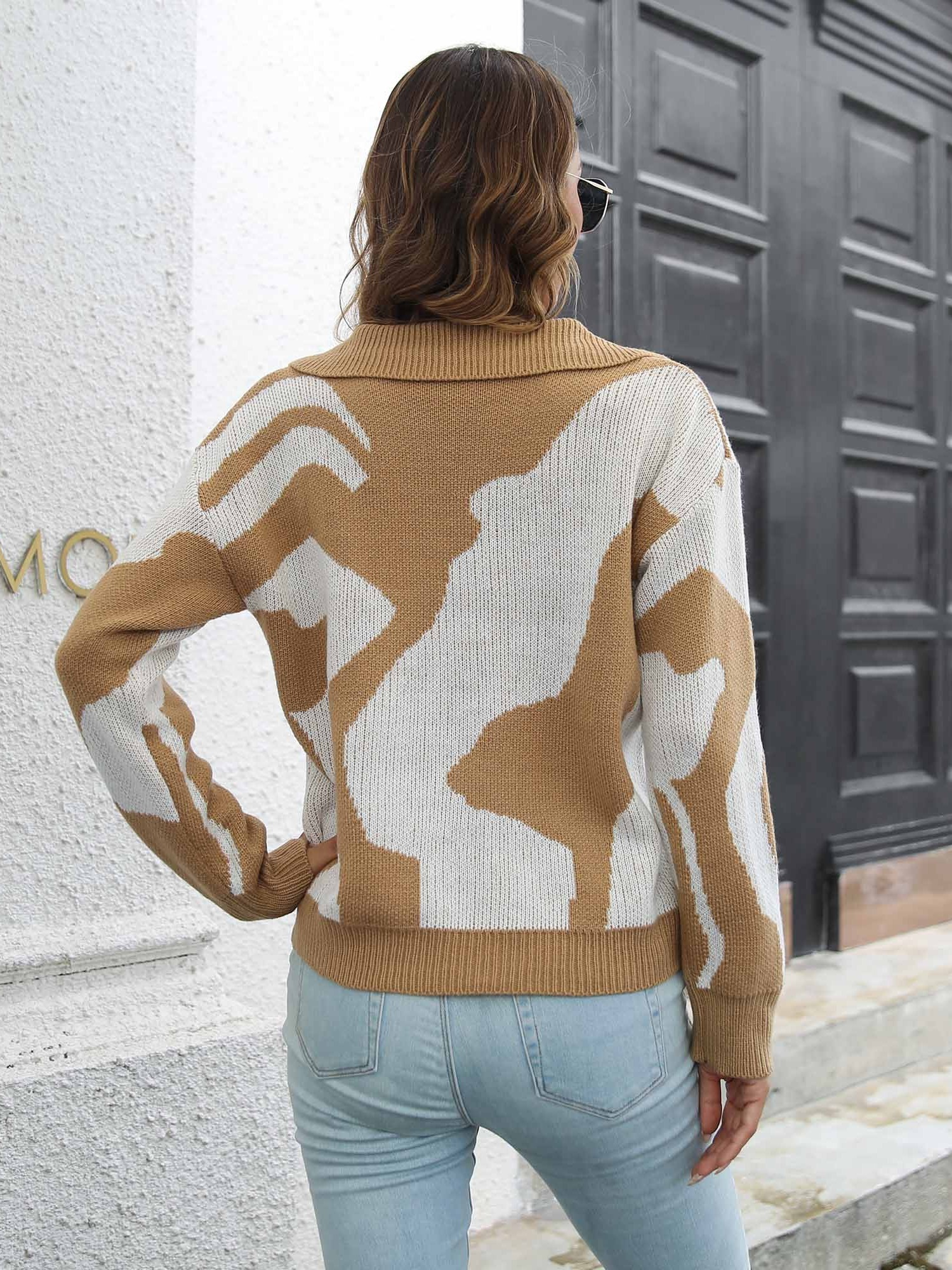 Weekday Jacquard Knit Sweater