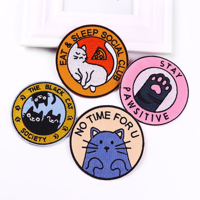 3pcs Cute Anime Iron-On Patches for Clothing - Thermal Adhesive Cartoon  Animal Embroidery Patches for Sewing and Decorating