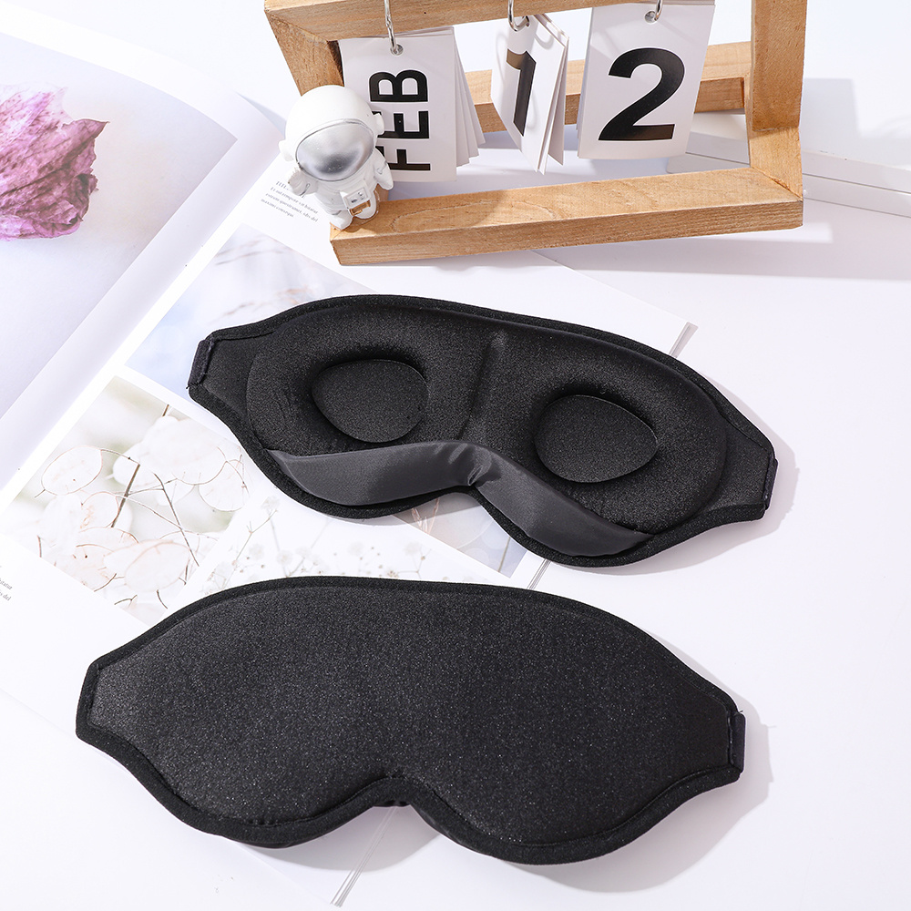 3d Concave Sleeping Mask Suitable Tired Travel Office Quiet Temu
