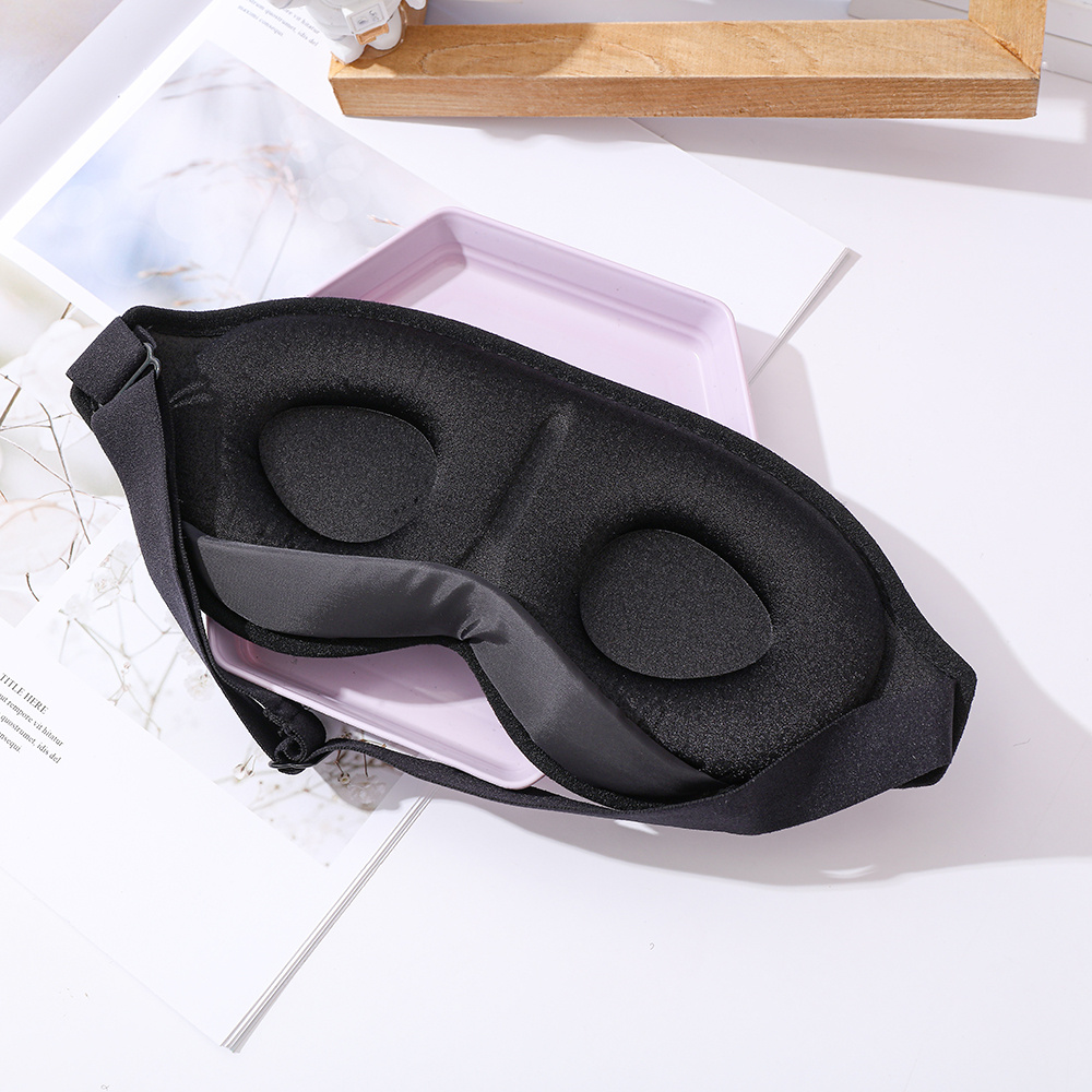 3d Concave Sleeping Mask Suitable Tired Travel Office Quiet Temu