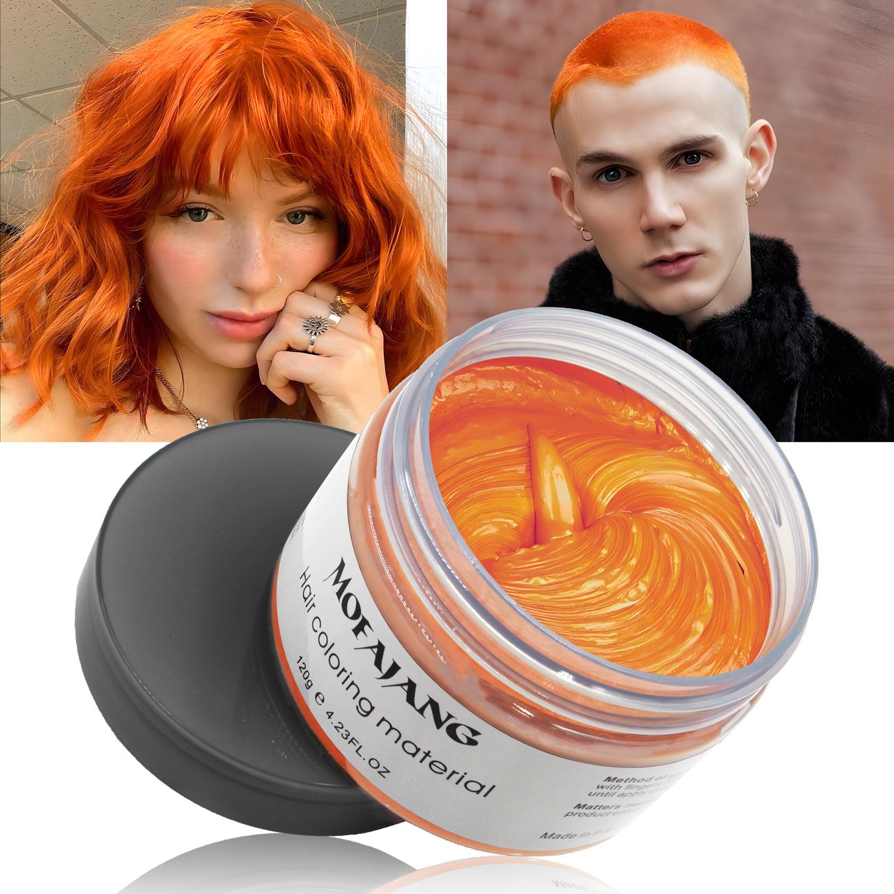 Hair Wax Temporary Hair Color Dye Wax Natural Instant Hairstyle Cream Long  Lasting Hairstyle Cream For Women And Men Party Cosplay Halloween | Shop On  Temu And Start Saving | Temu