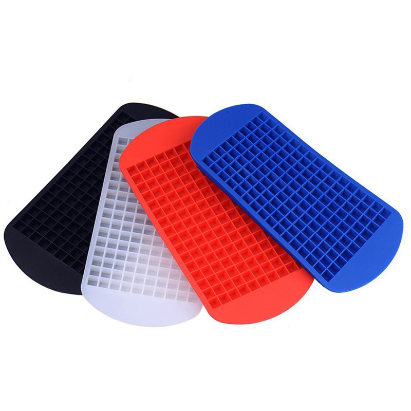 Food Grade Small Hielo BPA Free 160 Grid Silicone Ice Cube Tray