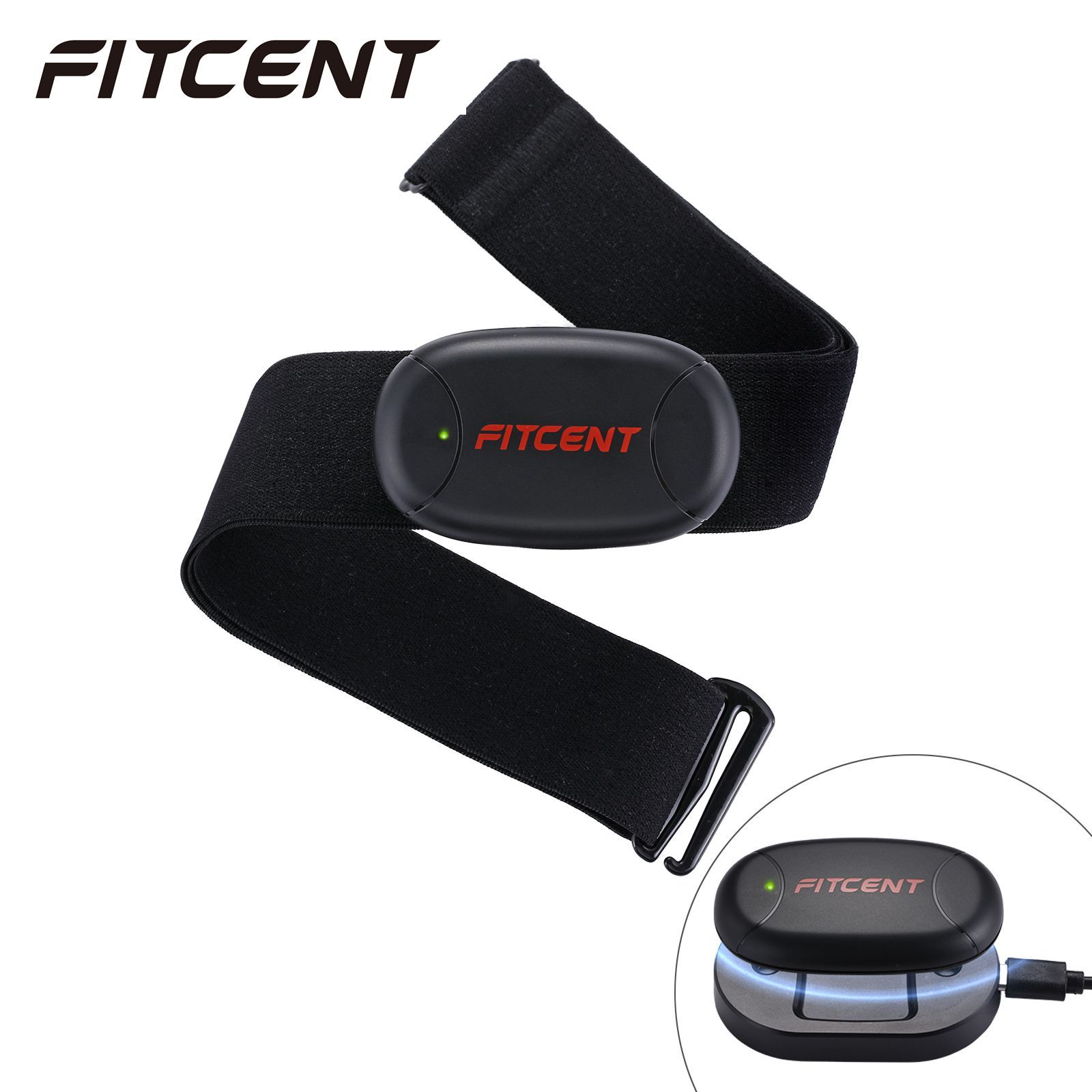 Fitcent Rechargeable Heart Rate Monitor Chest With Ant Bluetooth Sports And Outdoors Temu 5936