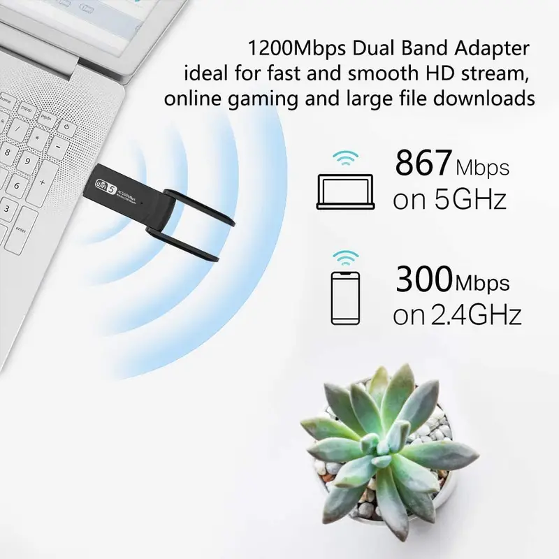 black dual band usb3 0 wifi adapter details 5