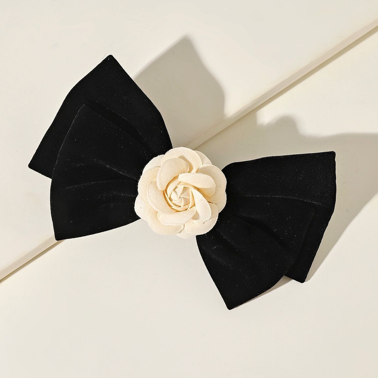 Big Bow Hairpin Velvet Camellia Flower Bow Knot Spring Clip Hair Clip As  Women Party Office Wedding Hair Accessories Gift | Shop Now For  Limited-time Deals | Temu