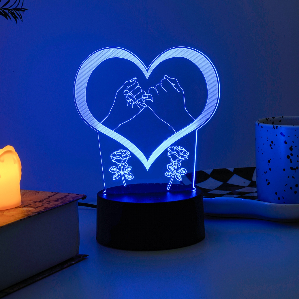 Thinking Of You - Heart-shaped Night Light